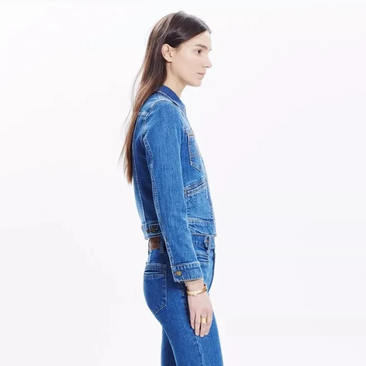 Madewell  x Daryl K denim crop jacket - Image 3