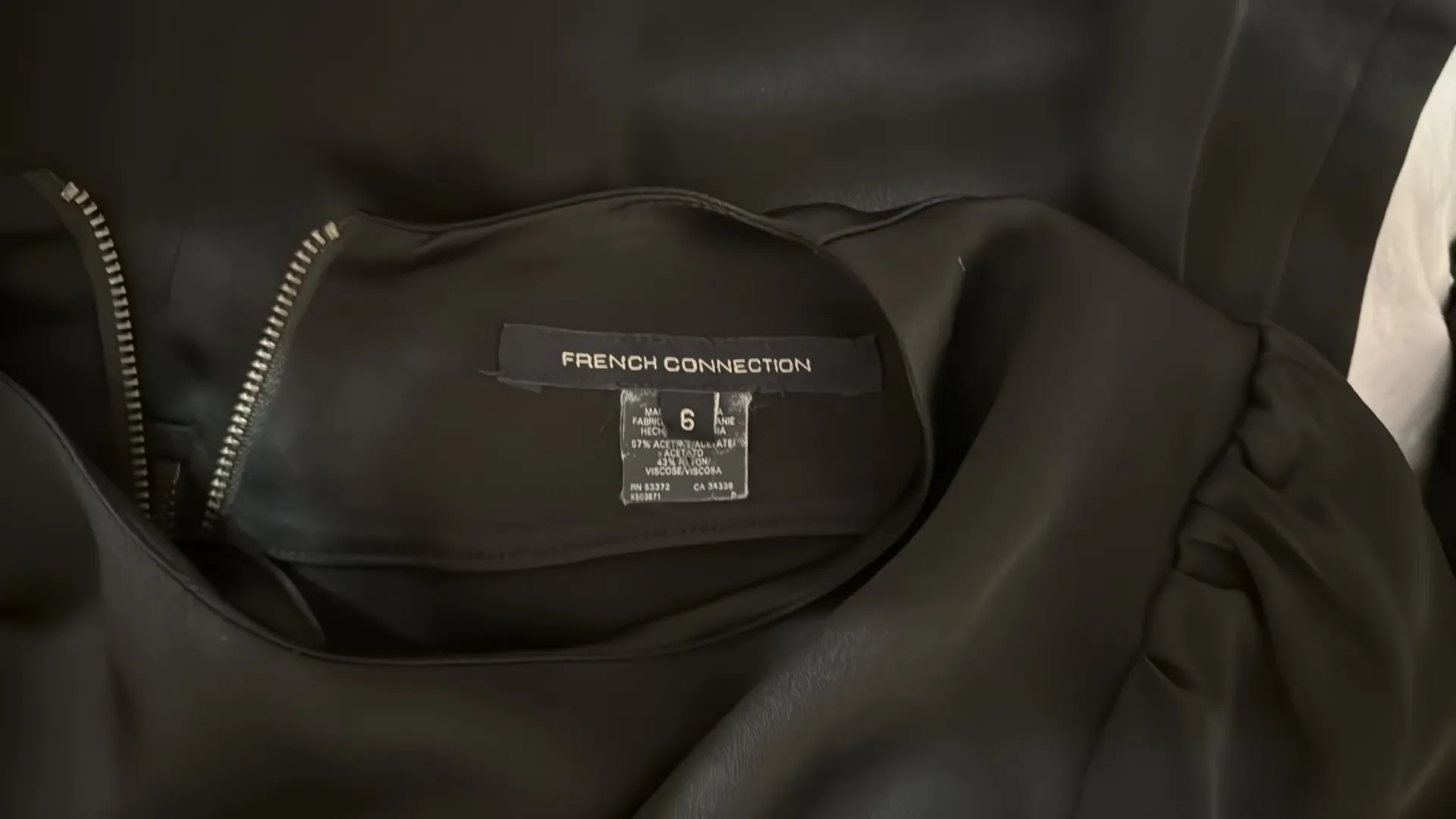 French Connection Dress Black - Image 3