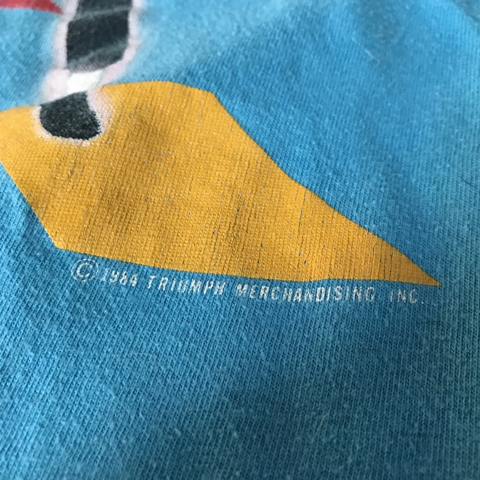 Michael Jackson‎ 1984 Victory Your Tank Top Large Teal VINTAGE Blue Size M - Image 3