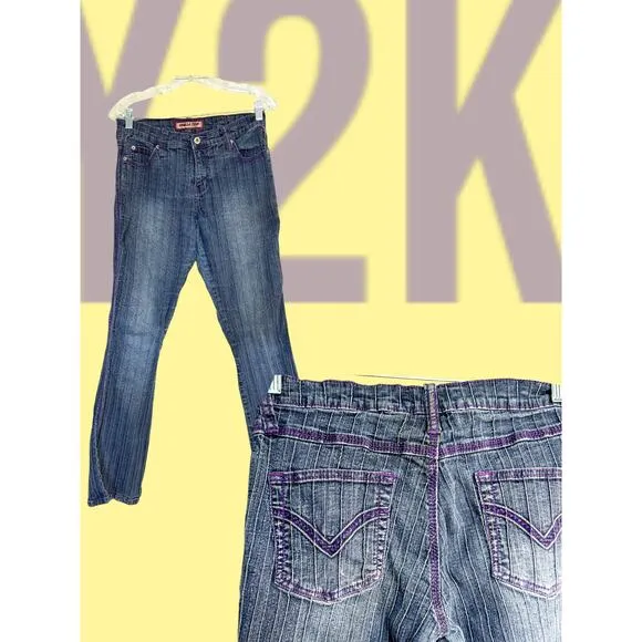 Y2K Flare Jeans Vintage streetwear juniors 11 - Image 2