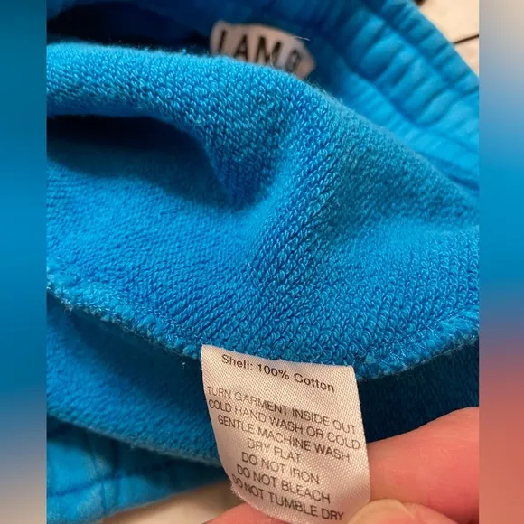 I.Am.Gia‎ Taja turquoise Logo sweatpants, Size XS - Image 5