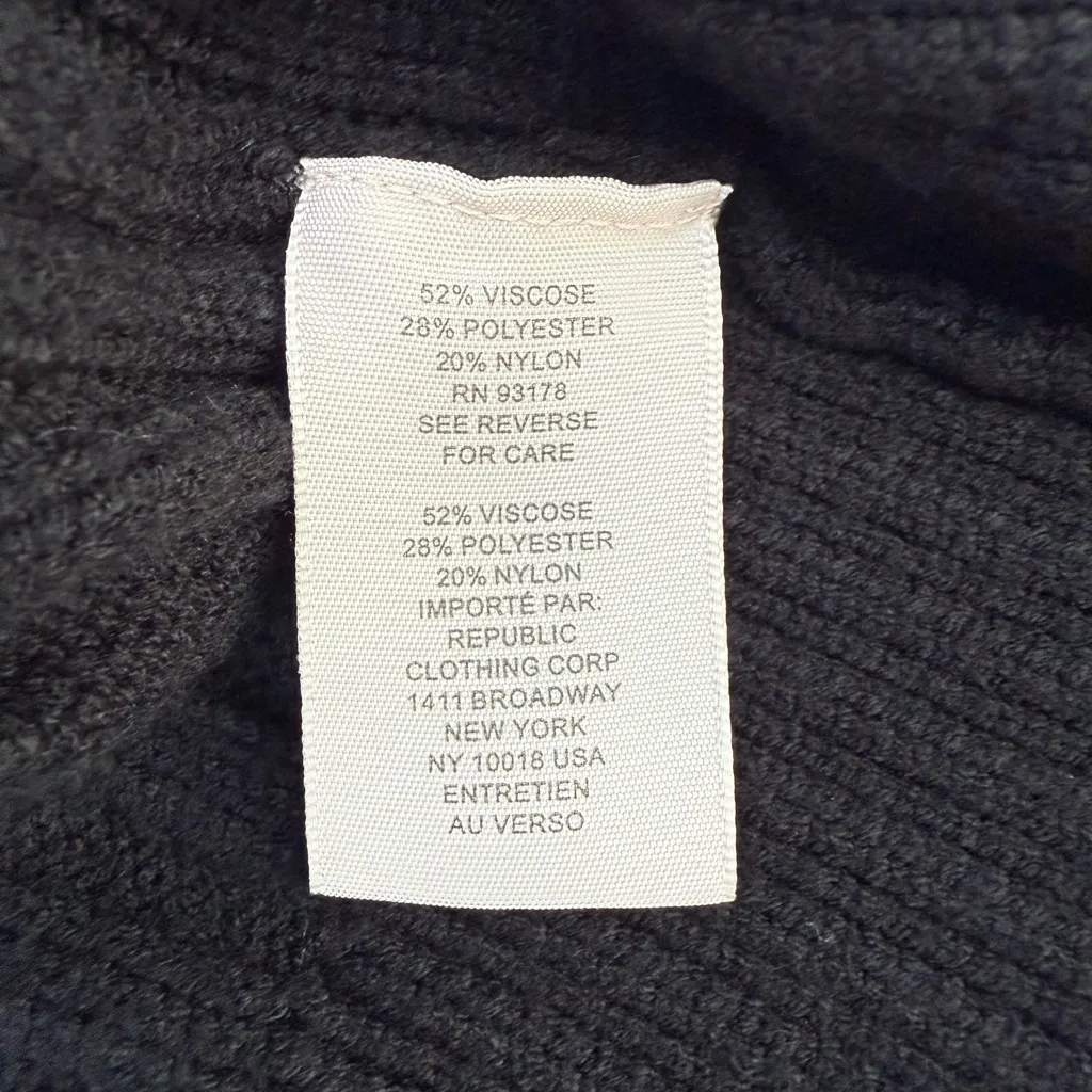 Philosophy  Black Cable Knit Sweater - Image 5