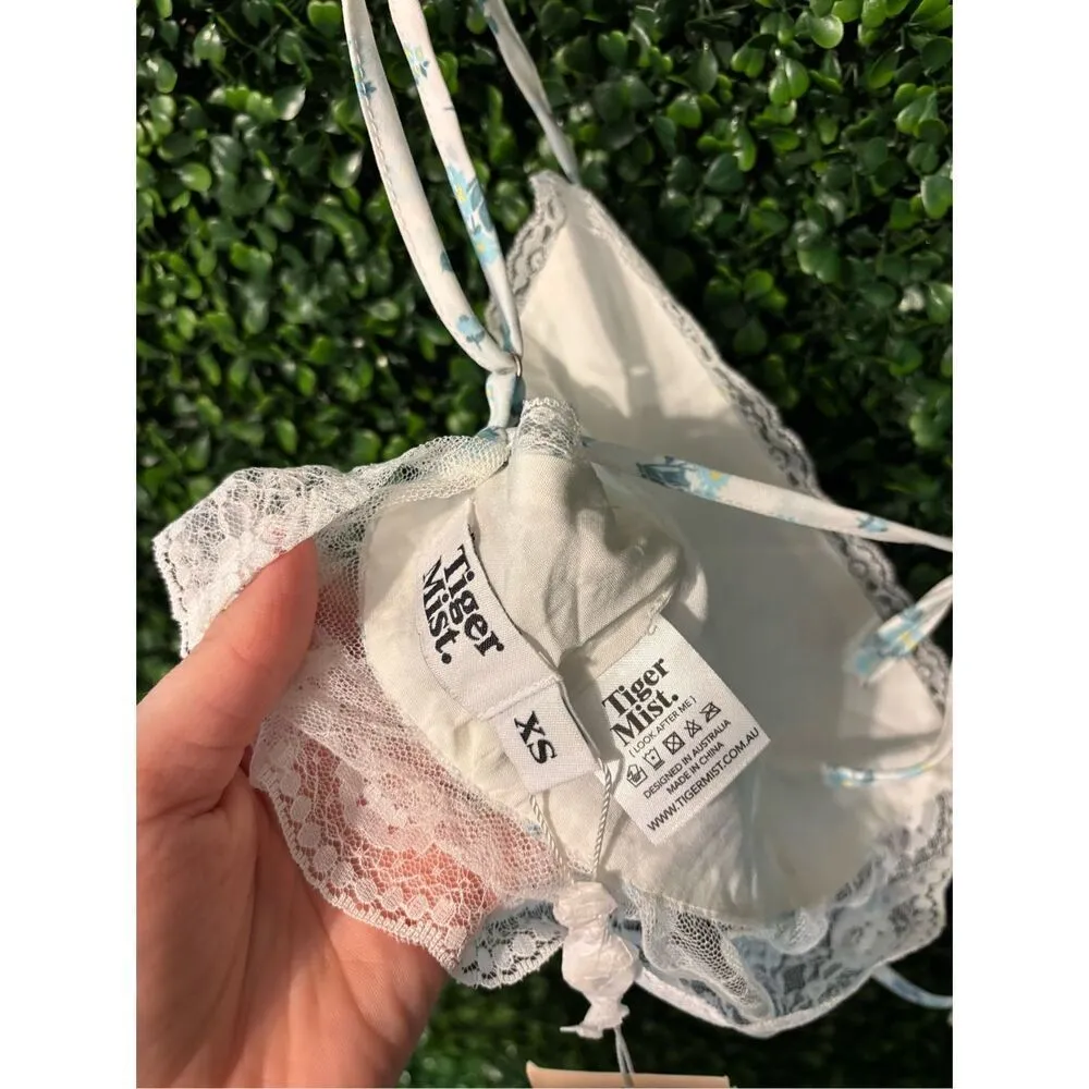 Tiger Mist Camille Crop Top Sz XS NWT Floral - Image 5