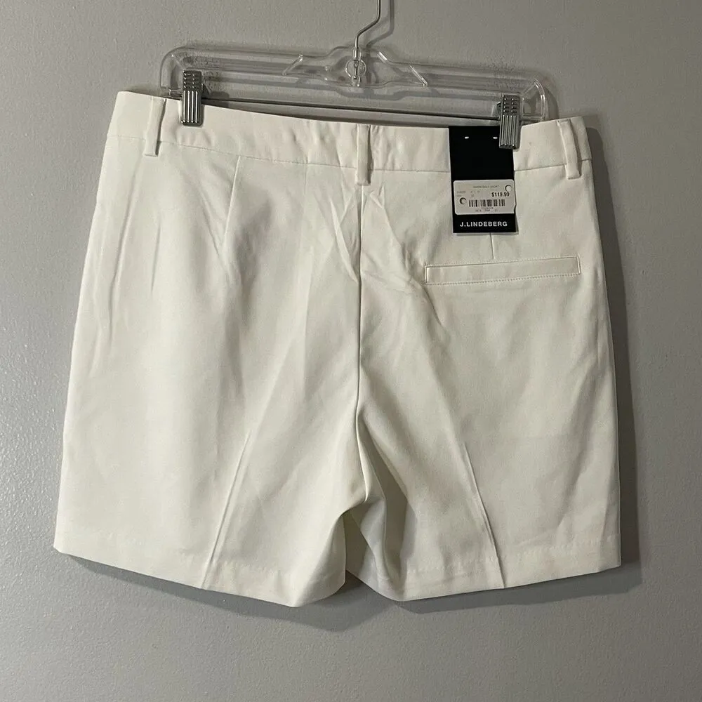 J. LINDEBERG Gwen Golf Shorts Size 32 White NEW Active Performance Casual Sporty - Image 7