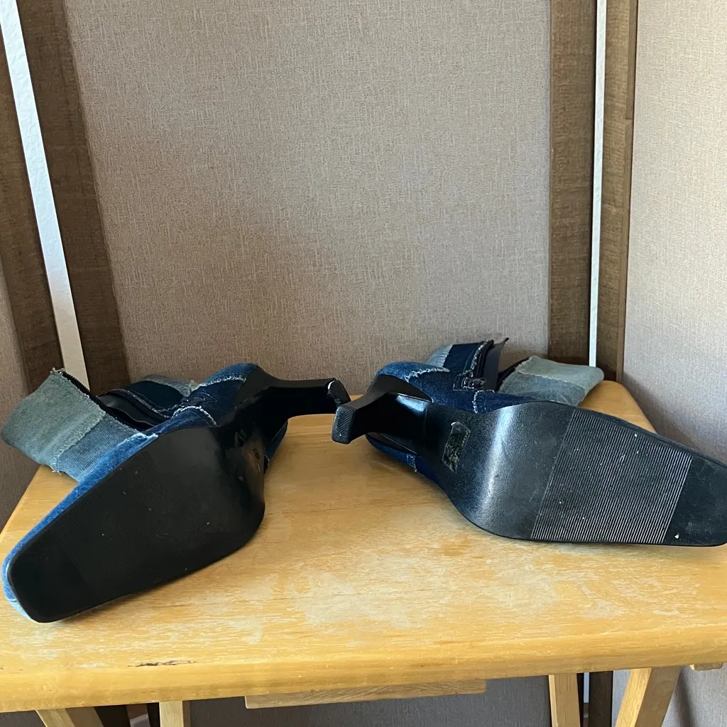 LEI patchwork boots 9 - Image 5