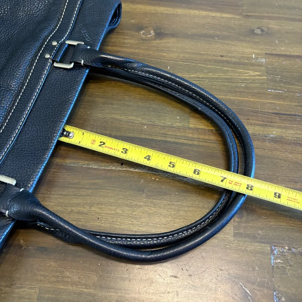 Kate Spade Blakely Andover Black Pebbled Leather Tote Shopper Travel Bag Large - Image 5