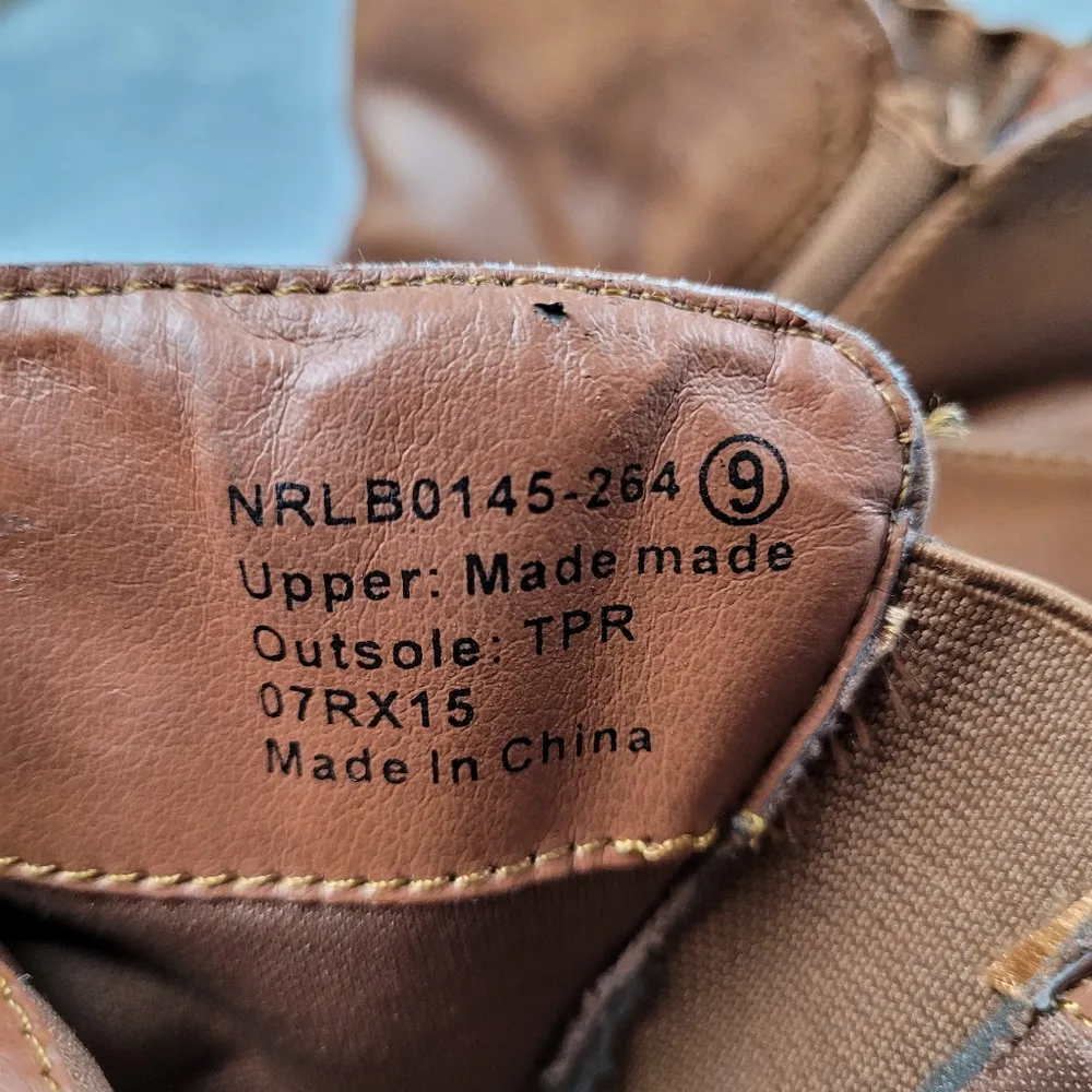 Not Rated Women's Ankle Boots Brown Pull On Buckle Size 9 - Image 8