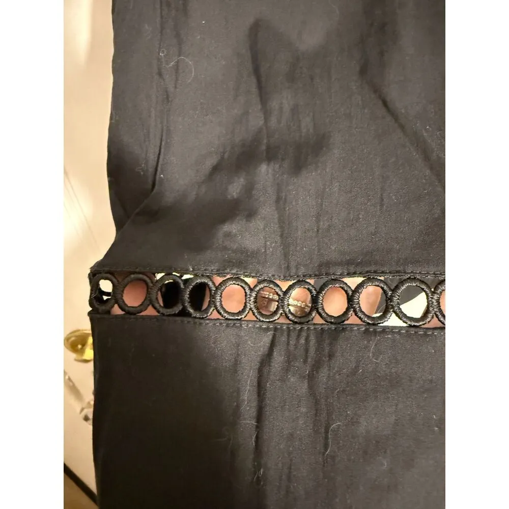 Michael Kors Trumpet Sleeve Eyelet Off The Shoulder Top - Image 4