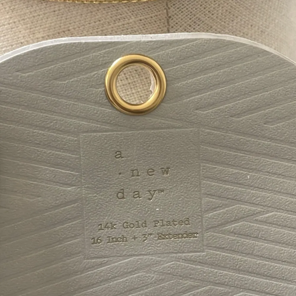 A new day C initial necklace 14K gold plated fashion jewelry New size 16 inch - Image 3