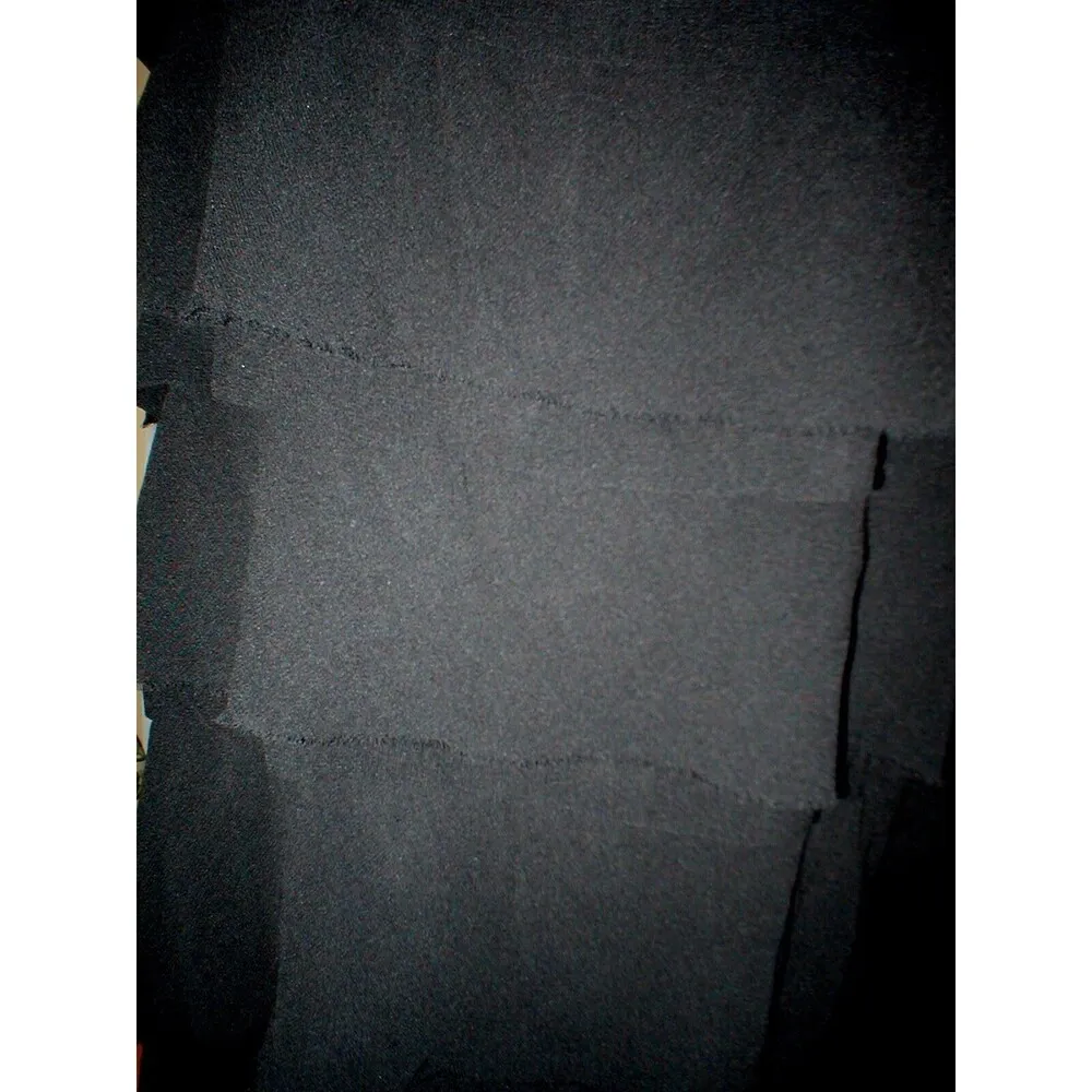 New Womens NWT Dress 12 Theory Black Designer Silk Ruffles Tiered Adjust Straps - Image 9