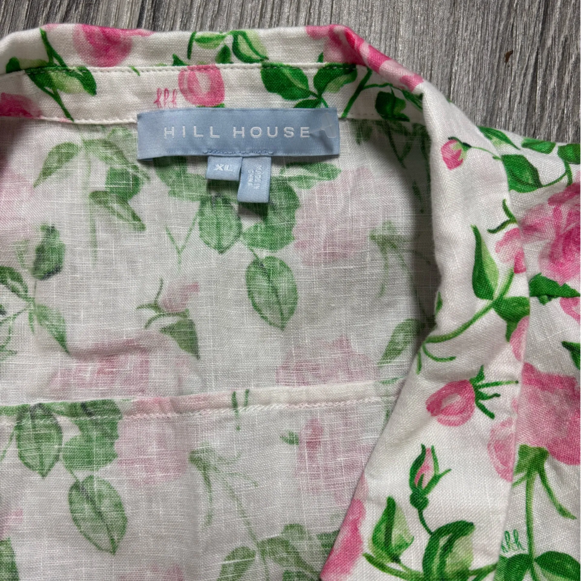 Hill House Laura Floral Linen Dress - Image 5