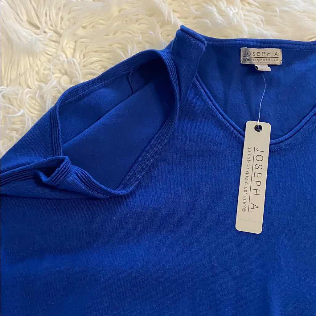 Joseph Royal Blue Short Sleeve Top size XS brand new length 24” bust 40” - Image 3