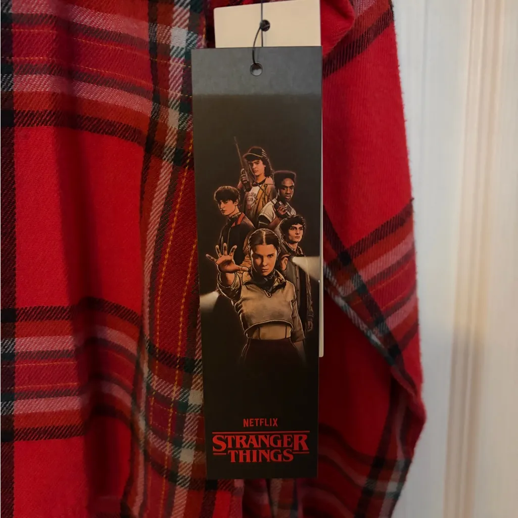 Netflix Red Plaid Shirt - Image 3