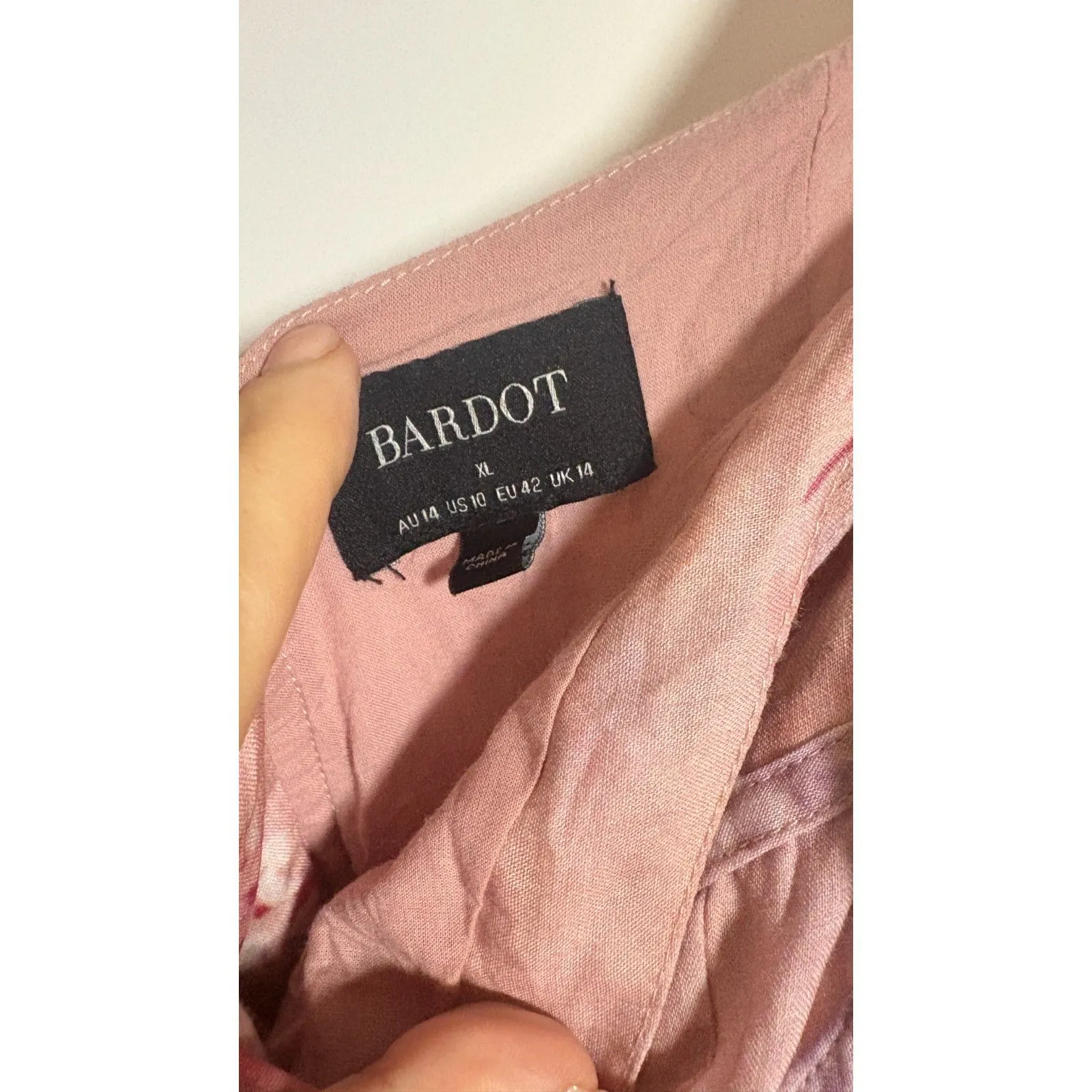 Bardot Evermore Corset Soft Pink Floral Mini Dress Bardot Size 10 - Image 5