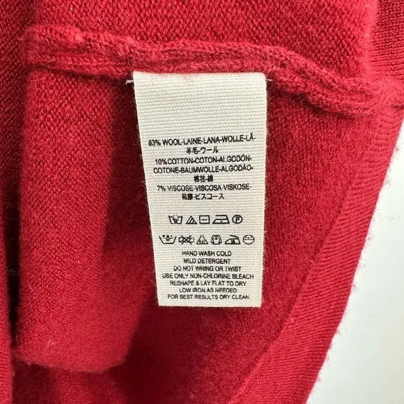 Free People size XS Hot Cocoa Sweater Dress‎ Red White Gray fair isle - Image 6