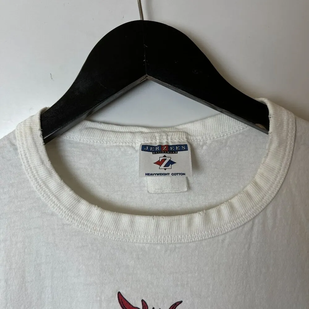 Vintage Wheelchair User Warrior Athlete Muscle Shirt 90s Y2K Tank Top White Size M - Image 12