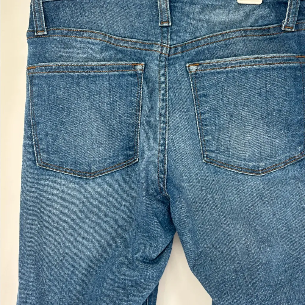 J. Crew 9" High Rise Toothpick Distressed Jeans - Image 6