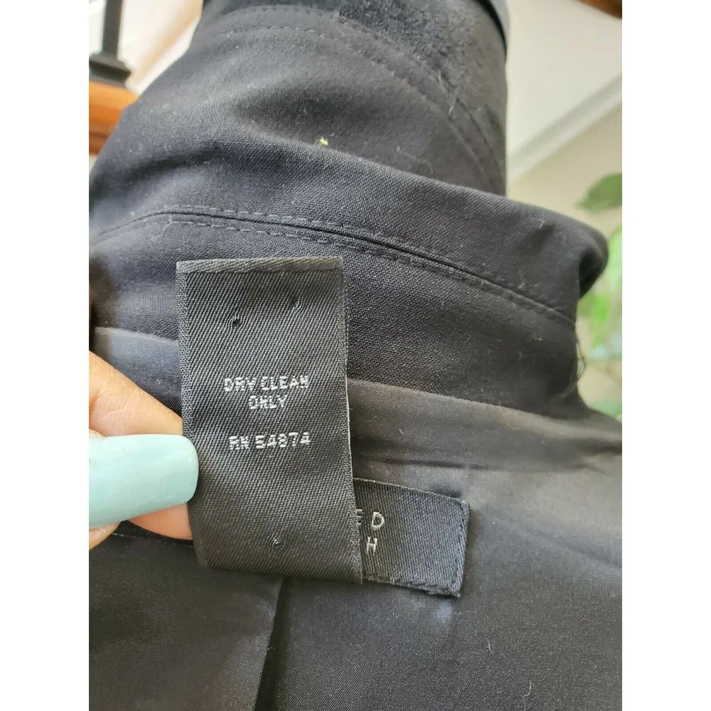 The Limited Stretch Women's Black Polyester Long Sleeve Single Breasted Blazer M - Image 10