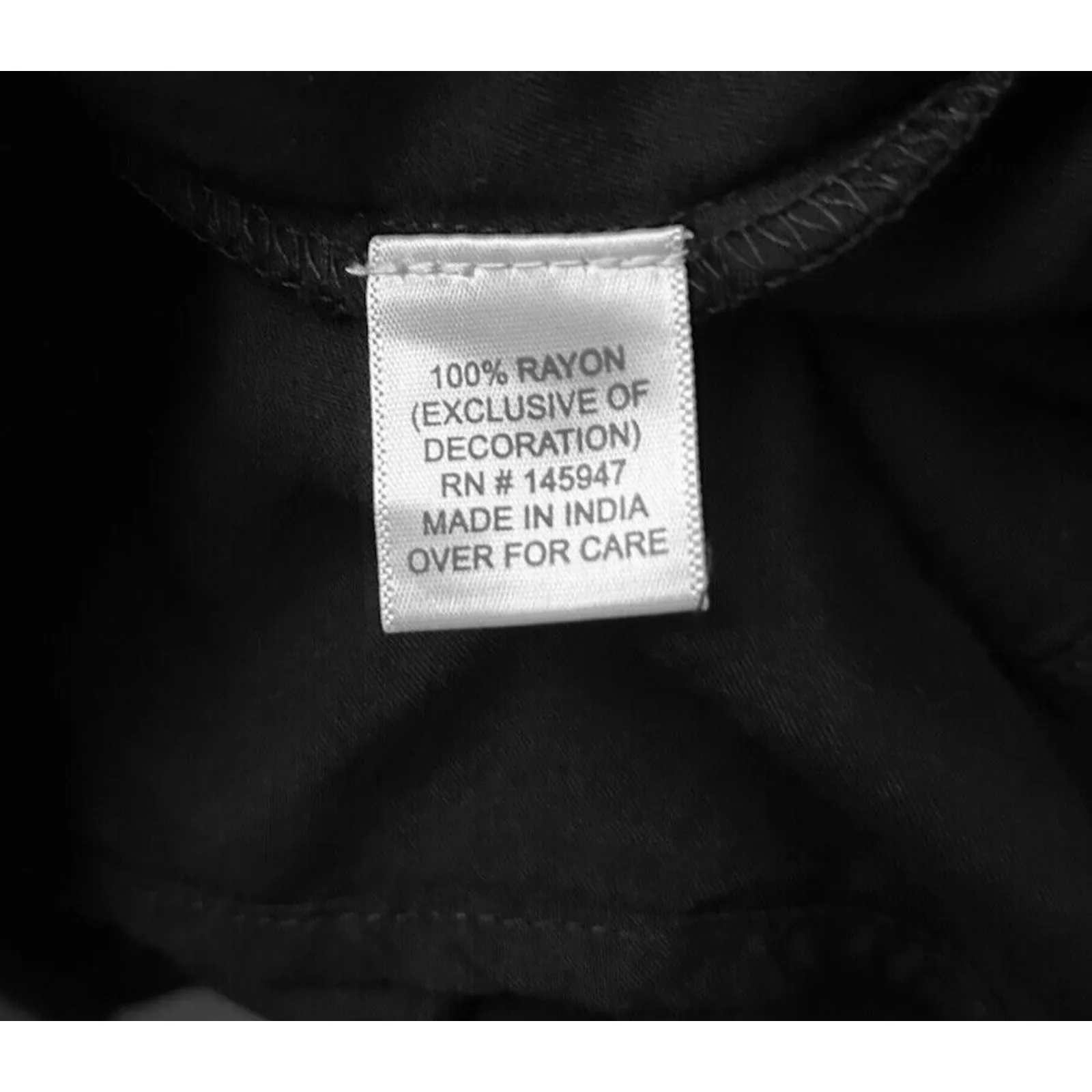 Mini Dress BLK Embroidered Sheer Sleeves/Elastic Waist True Destiny No Size Boho - Image 6