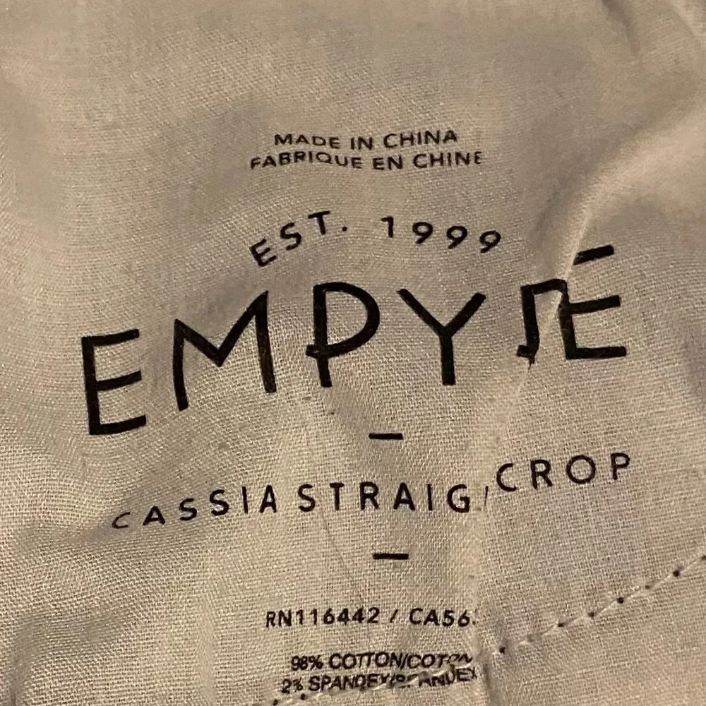 💥SALE💥ZUMIEZ EMPYRE CASSIA LIGHT BLUE CROP STRAIGHT JEANS Size 5 - Image 7