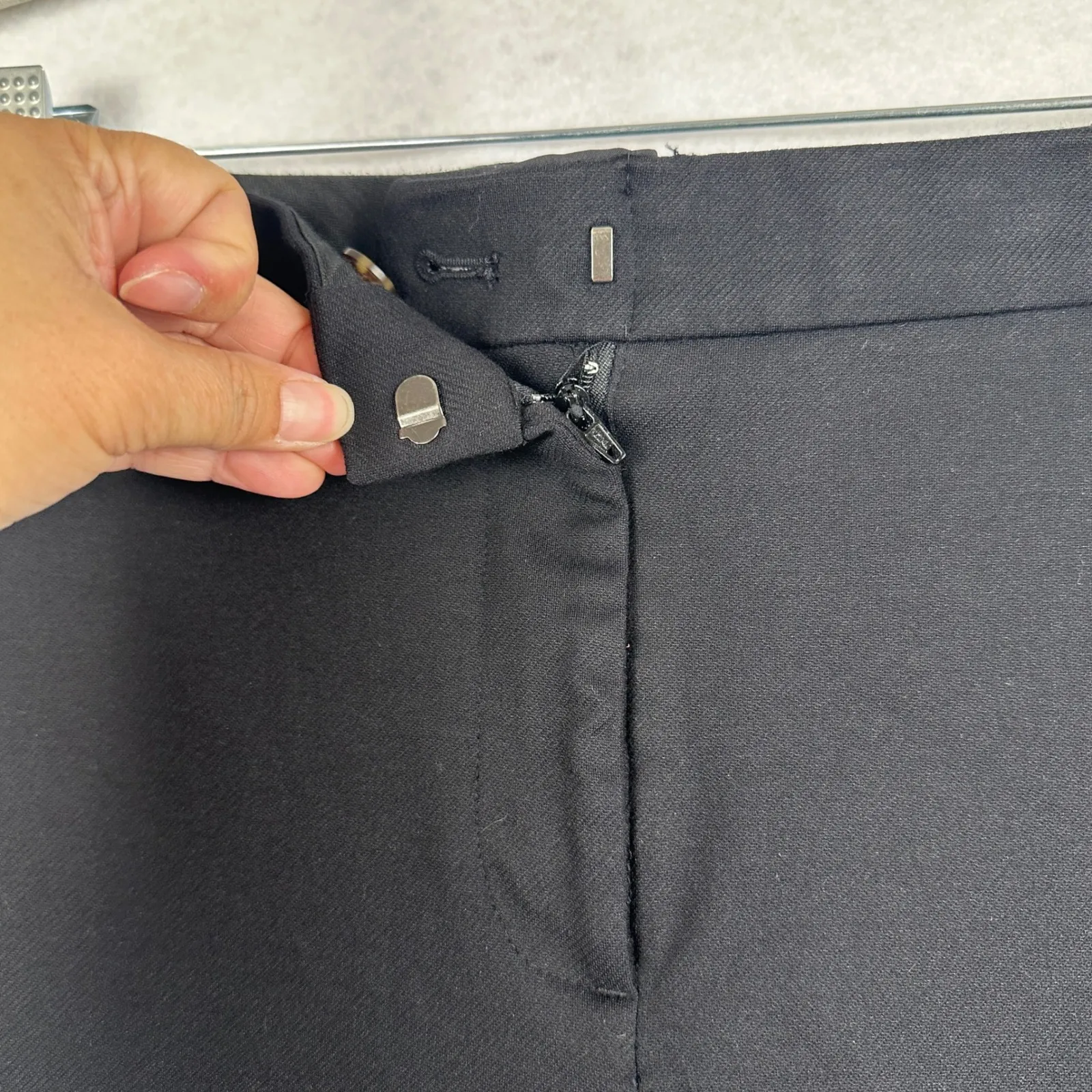 Ann‎ Taylor Women's Black Career Dress Pants Trouser Size 14 Casual Classic - Image 4