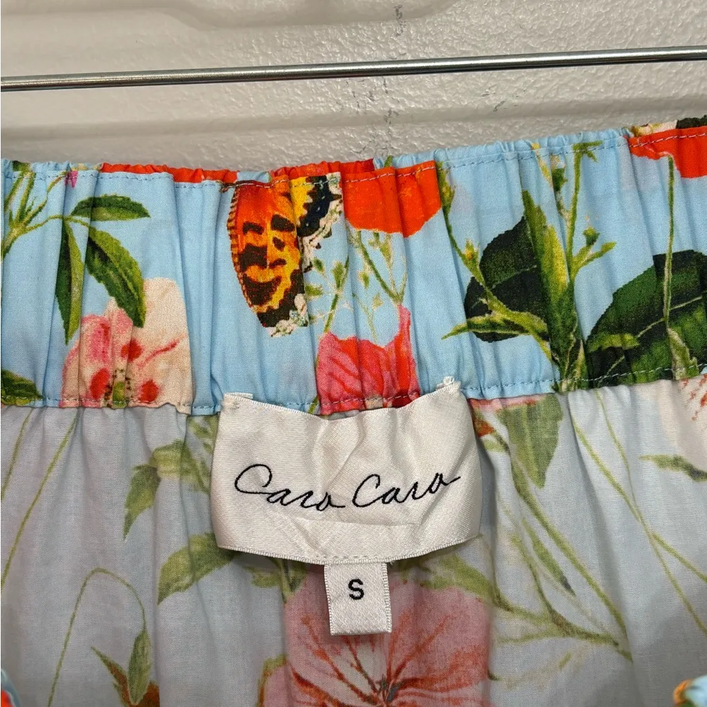 Cara Cara Chase Cotton Midi Skirt in Garden Dew - Image 6