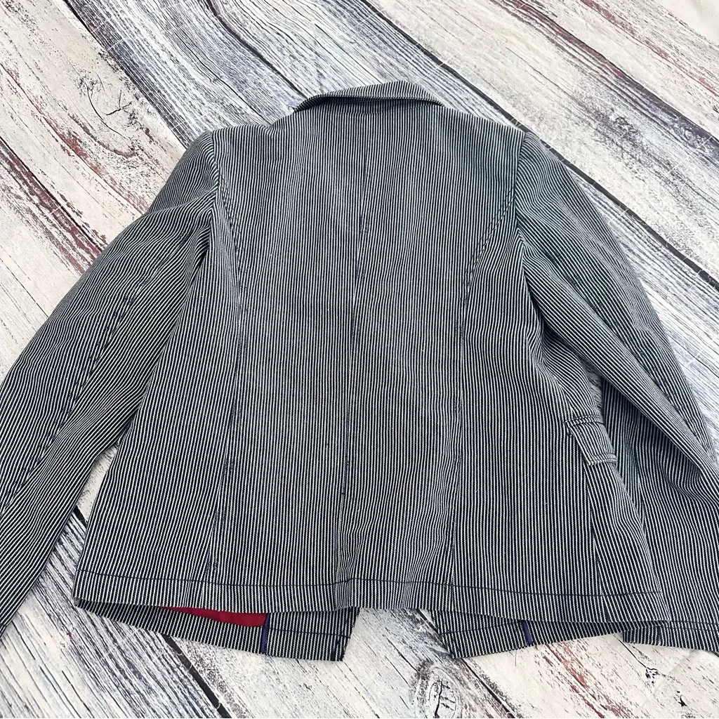 ANORAK Navy Pinstripe Double - Image 4