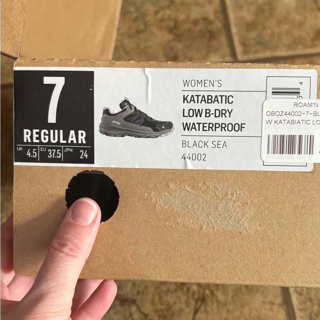 NIB Oboz Footwear Women's Katabatic Low B - Image 7