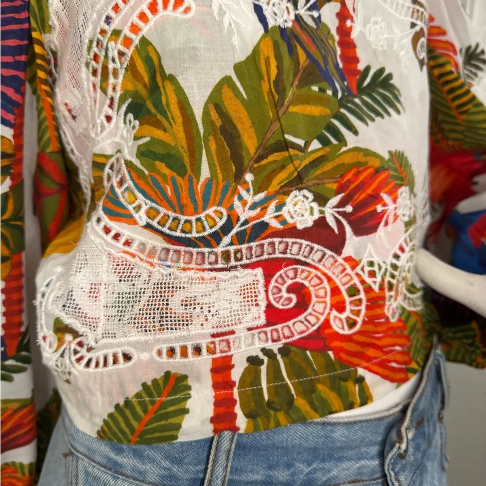 Colorful Floral Women's Top - Image 7