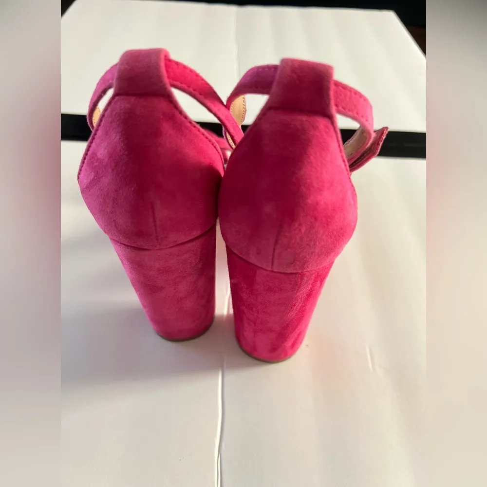 STEVE MADDEN Women's Carrson Ankle-strap Dress Sandals In Hot Pink size 8 - Image 8