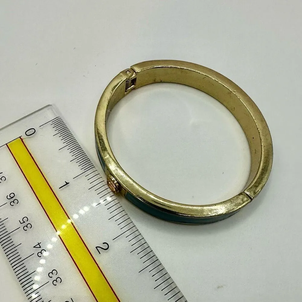 Blue and gold tone S monogram bracelet - Image 5