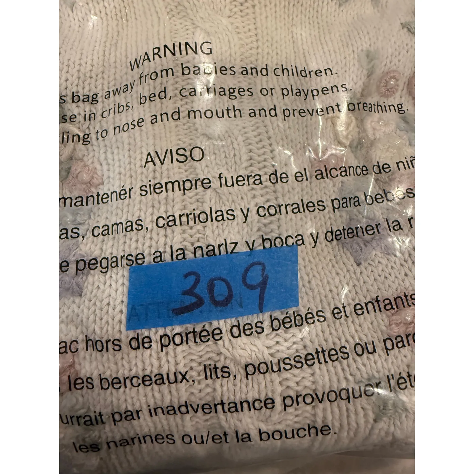 Vintage Carolyn Taylor Sweater Womens Large Cream Knit Floral Embroidered Beaded - Image 9