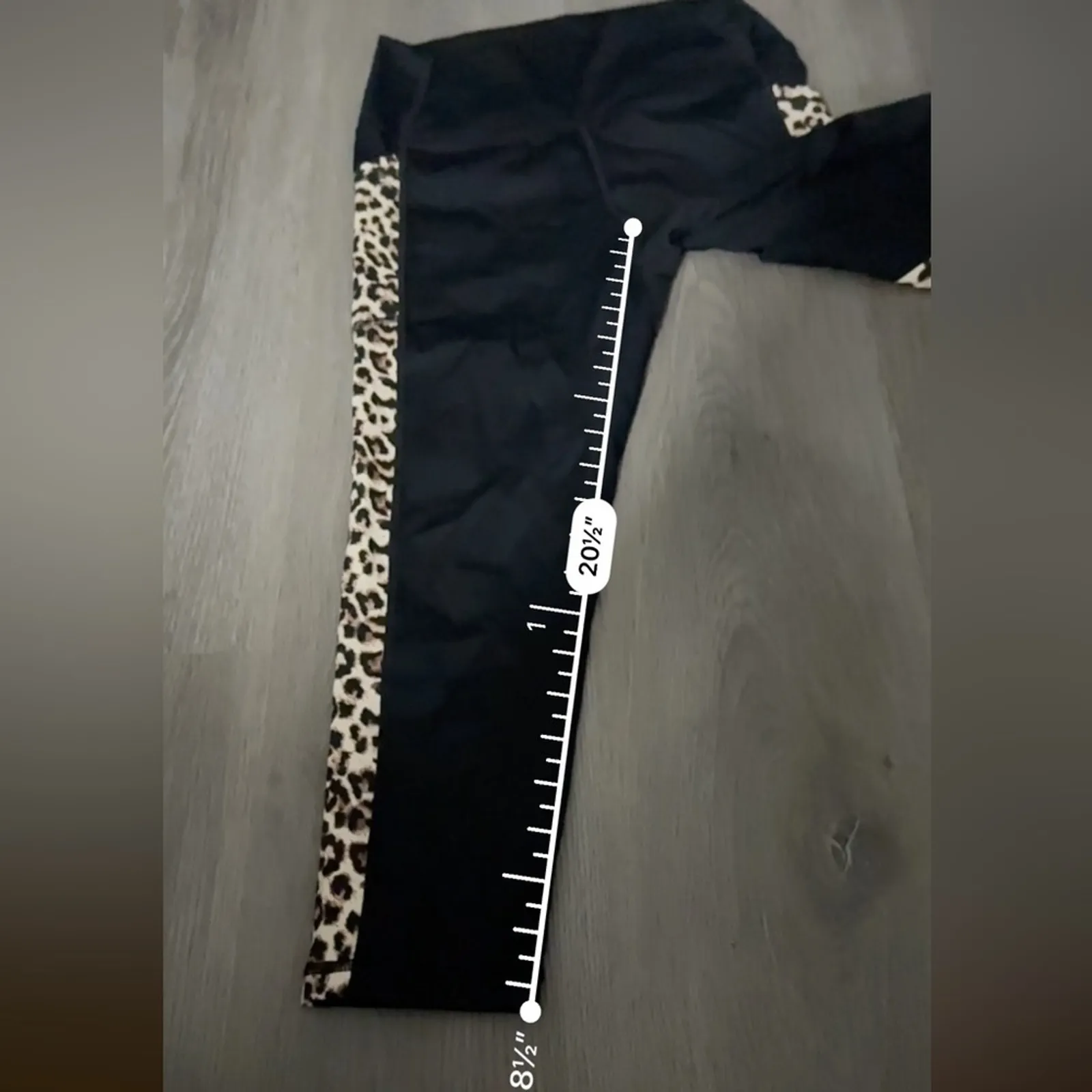 Zyia Active Brilliant Leopard Pocket High‎ Rise Capri Animal Print Leggings 6-8 - Image 11