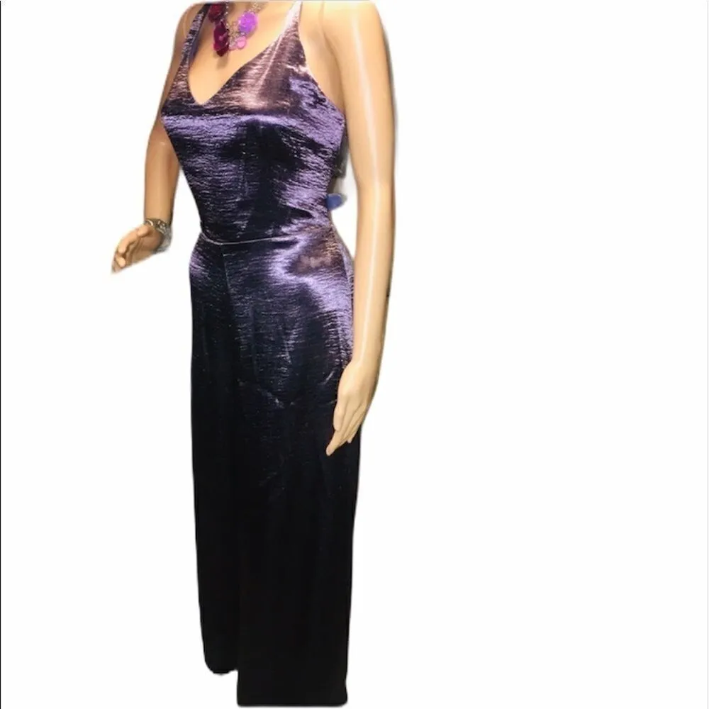Eyeshadow  Purple Jumpsuit Size Medium NWT - Image 9