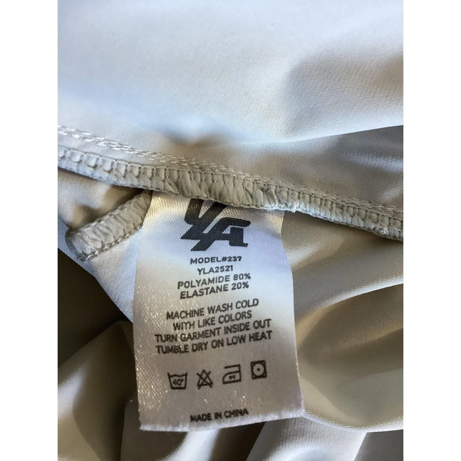 YoungLA Pants Mens XL Light Gray YLA251 Gym Joggers Zip Pockets Elastic Cuffs - Image 6