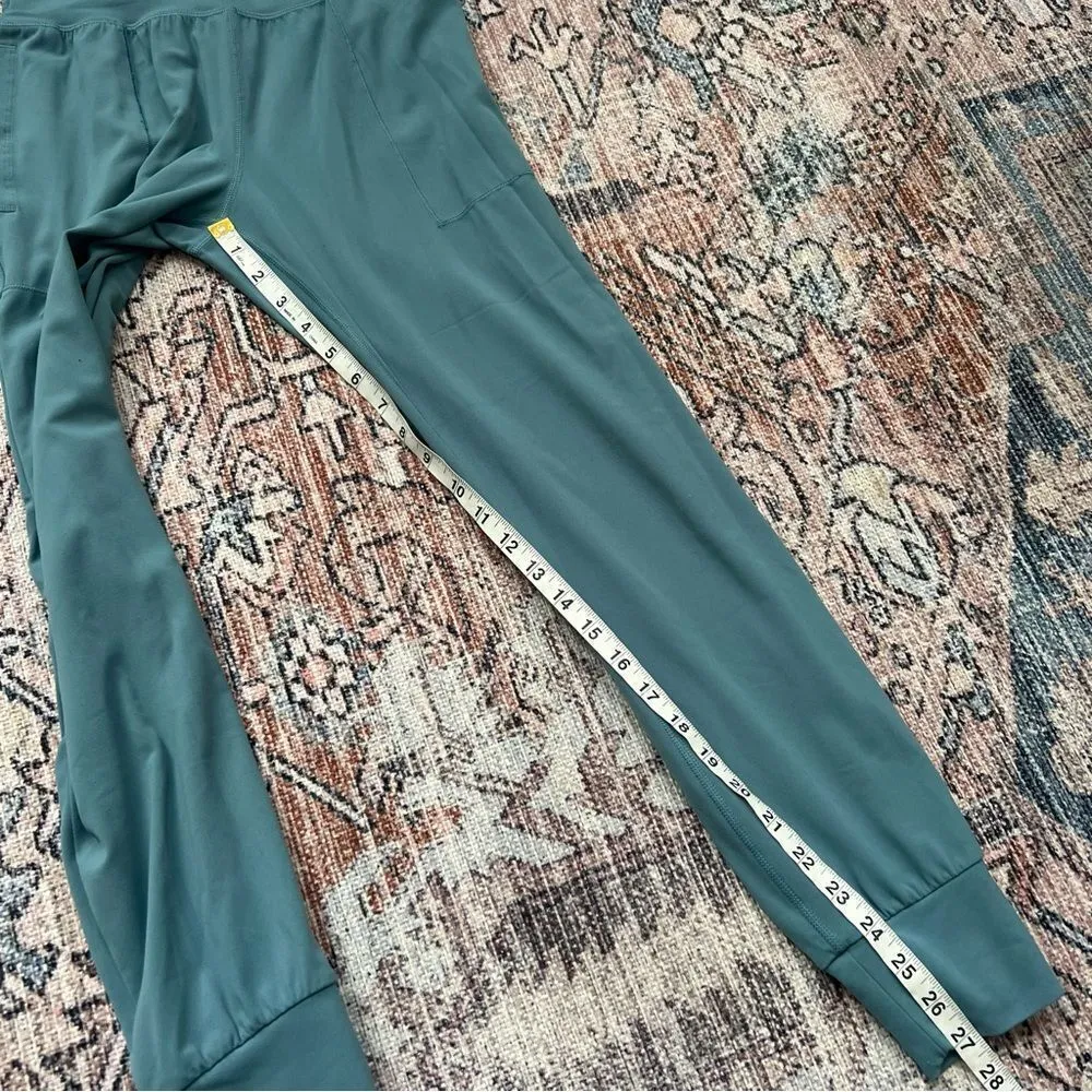 Athleta Salutation Jogger Pant in Powervita Light Blue Teal High Rise Size XS - Image 10