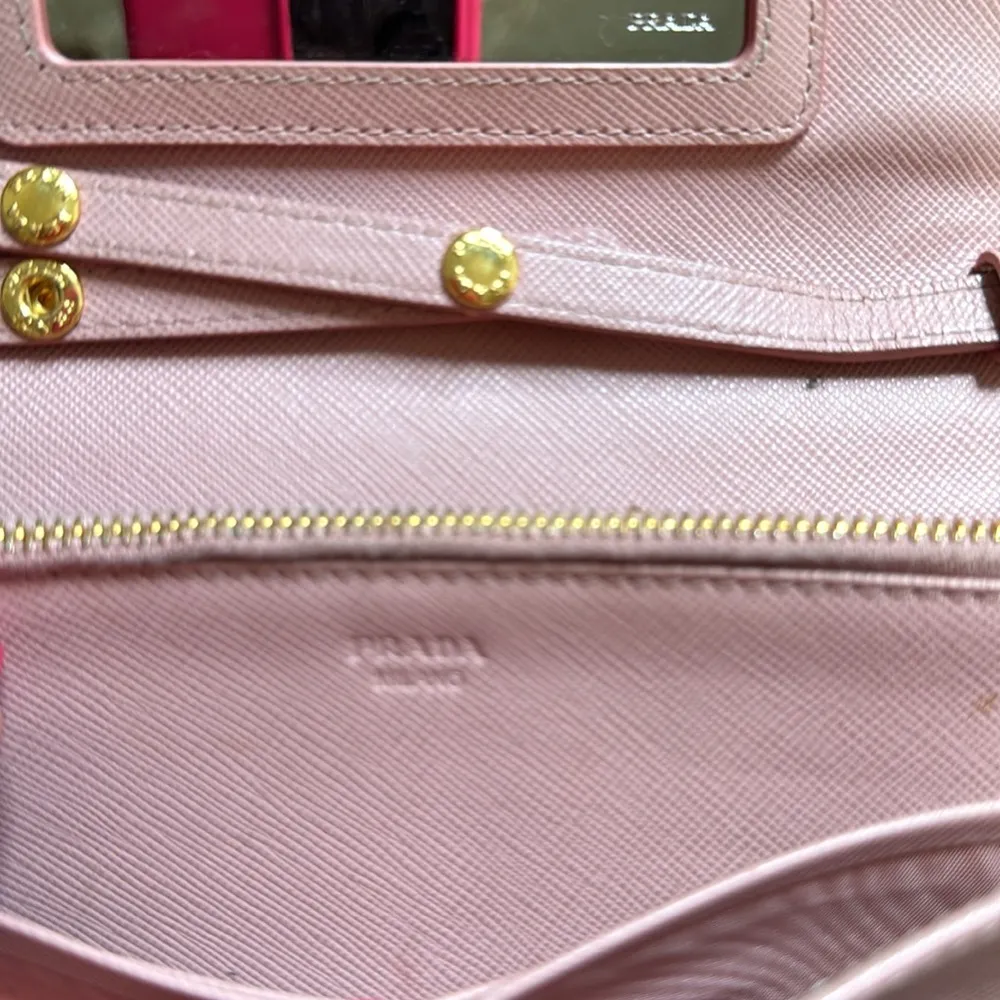 Prada Saffiano Mini Crossbody Bag - Image 14