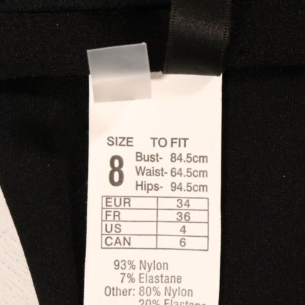 NWT Seafolly D Cup "U" Halter Bra Bikini Top in Black - Image 12