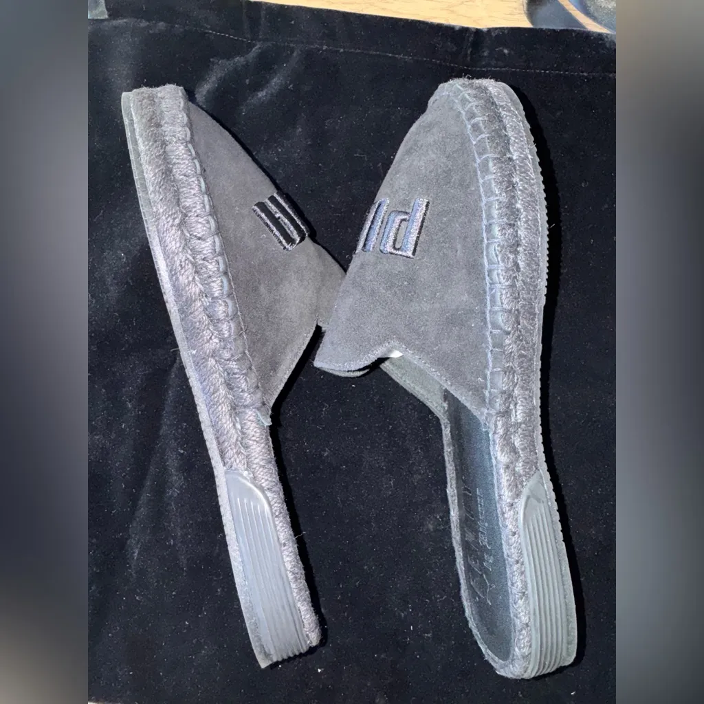 New Fenty Puma By Rihanna Suede Womens 7.5 Espadrilles Black With Dust Bag & Box - Image 10