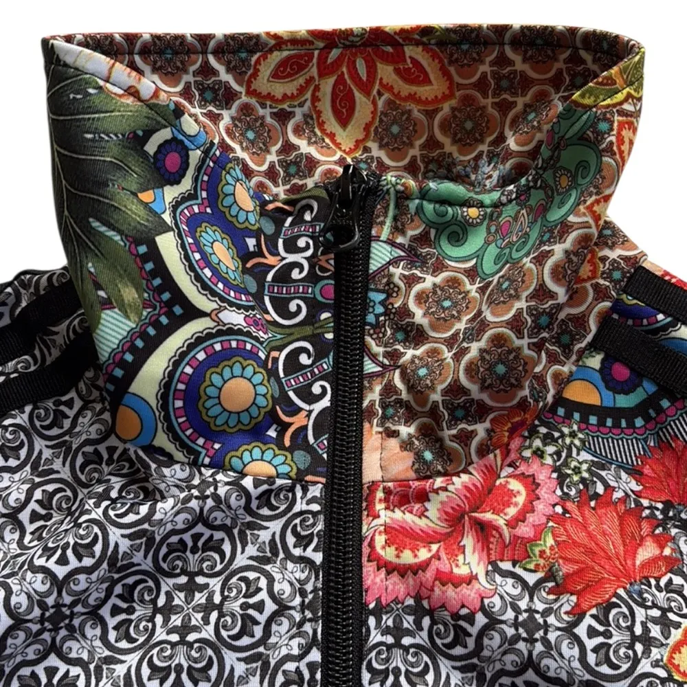 EUC Adidas X Farm Rio Jardim Agharta Firebird Track Jacket Floral Mandala XS - Image 8