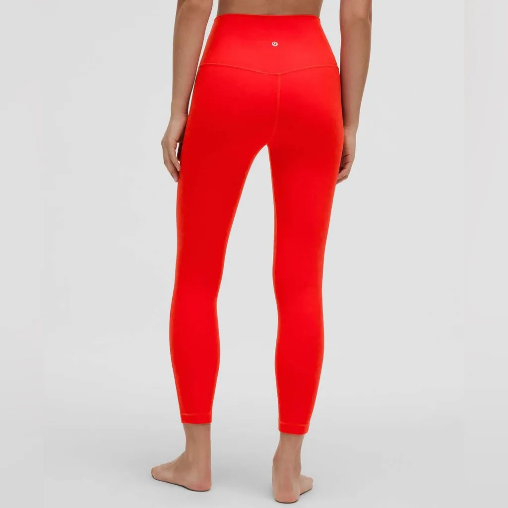 Lululemon Vibrant Red Leggings - Image 3