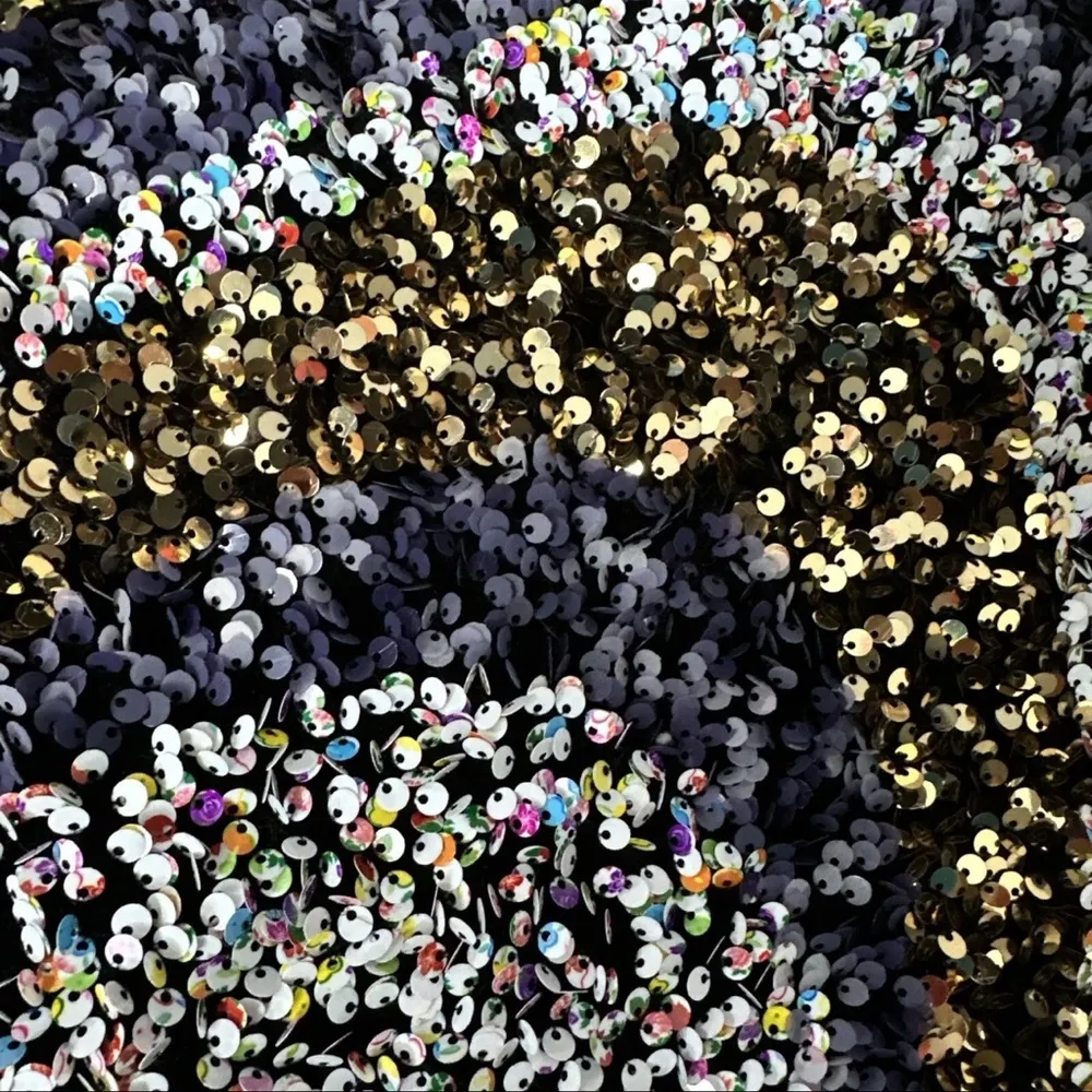 Anthropologie Maeve Mirabella Sequined Mock Neck Blouse Top Size XS - Image 5