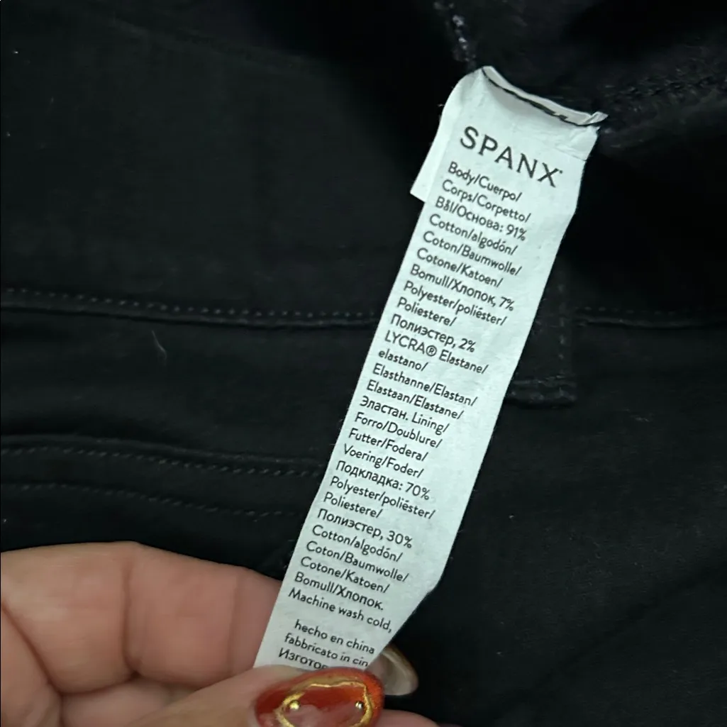 Spanx Classic Flare Jean Clean Black - Image 9