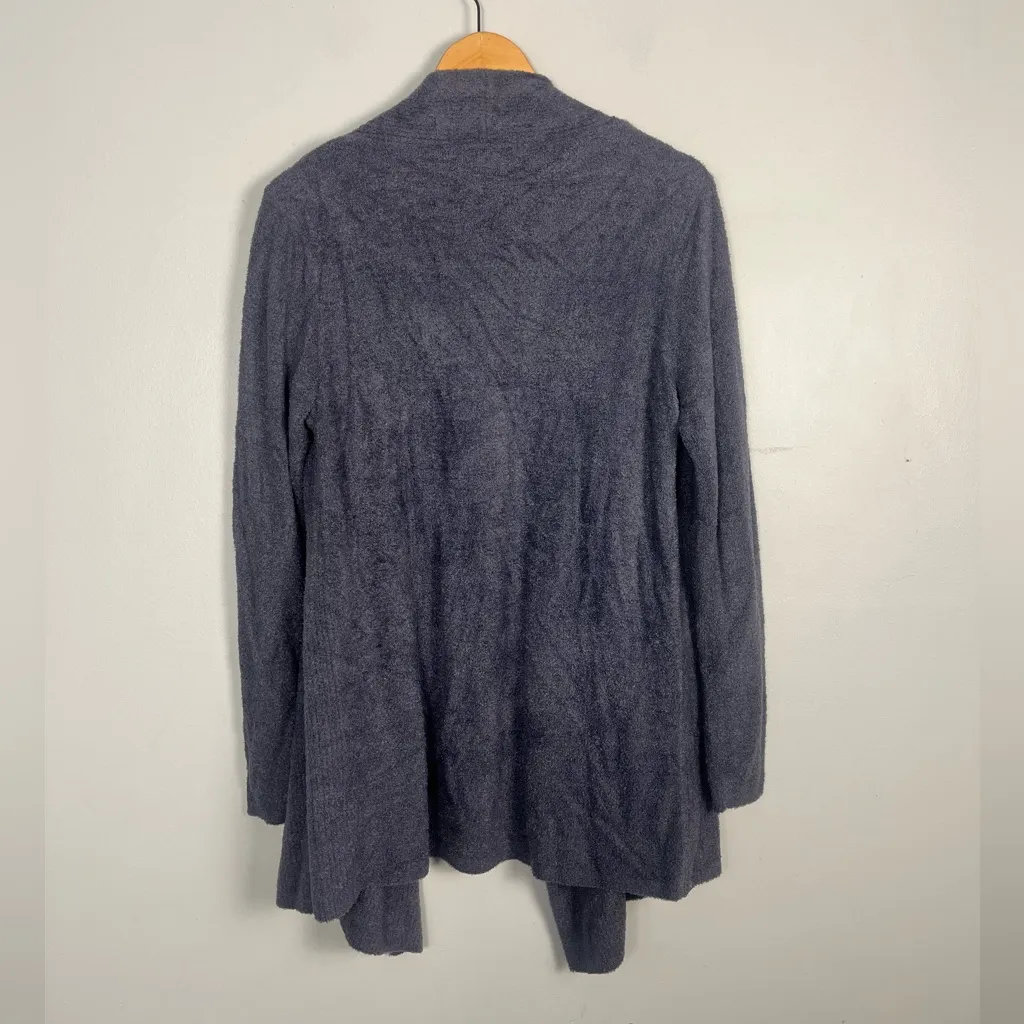 New barefoot dreams CozyChic Lite ribbed Island Wrap cardigan cosmic blue L/XL - Image 8