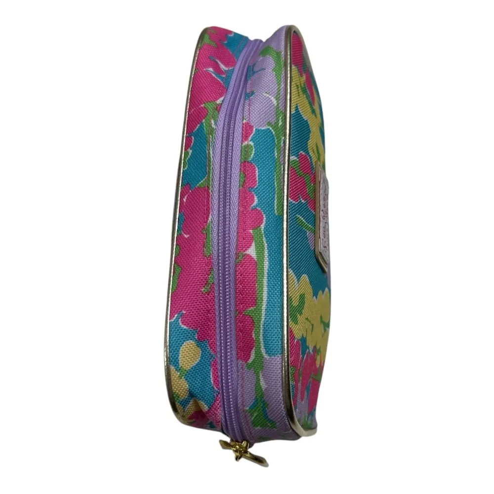 Lilly Pulitzer Estee Lauder Floral Cosmetic Bag - Image 3