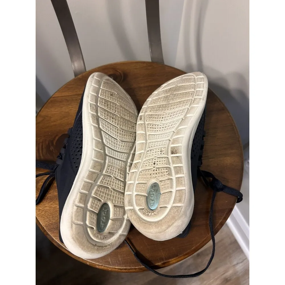 Crocs Literide Pacer Comfort Slip On Sneakers Women's Trainers Navy Blue Size 7 - Image 7