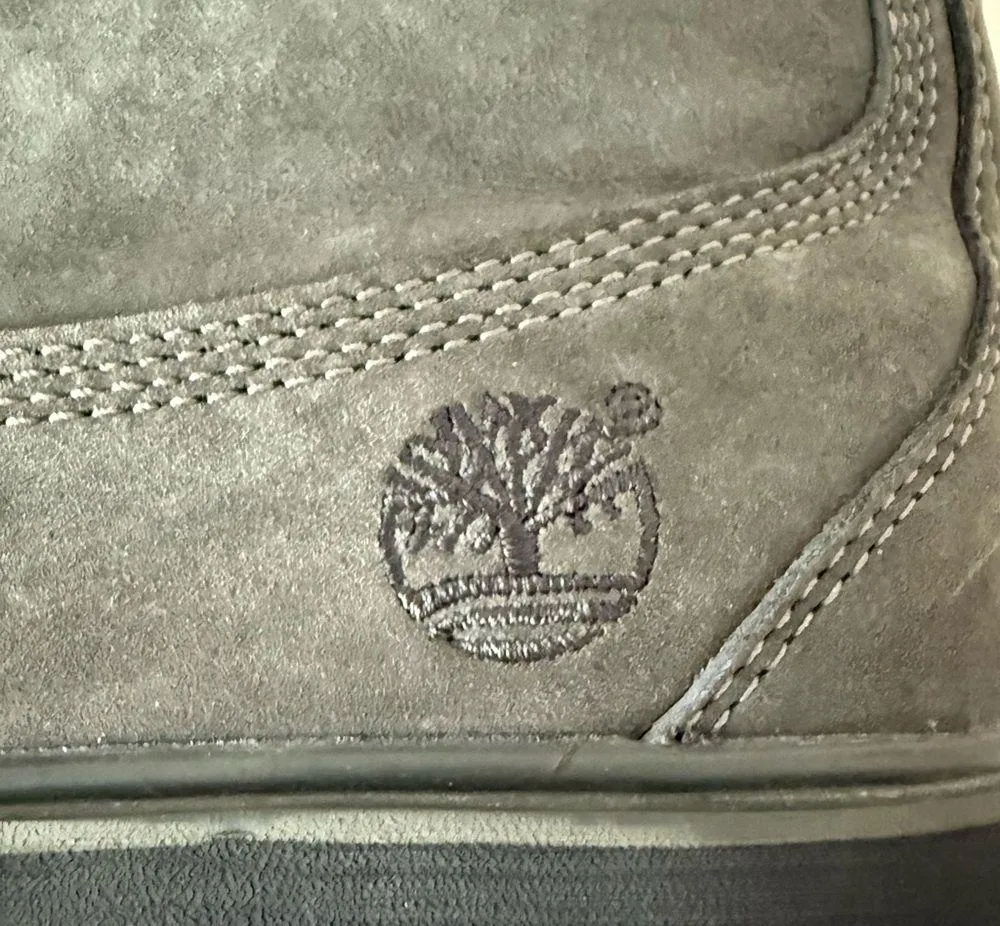 Timberland Nellie Gray Chukka Boots Size 6 Nubuck Leather Lace Up - Image 11