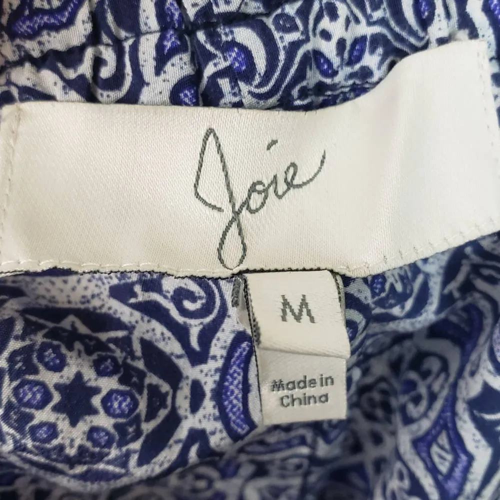 Joie Sinclaire Printed Silk Shorts Size Medium - Image 4