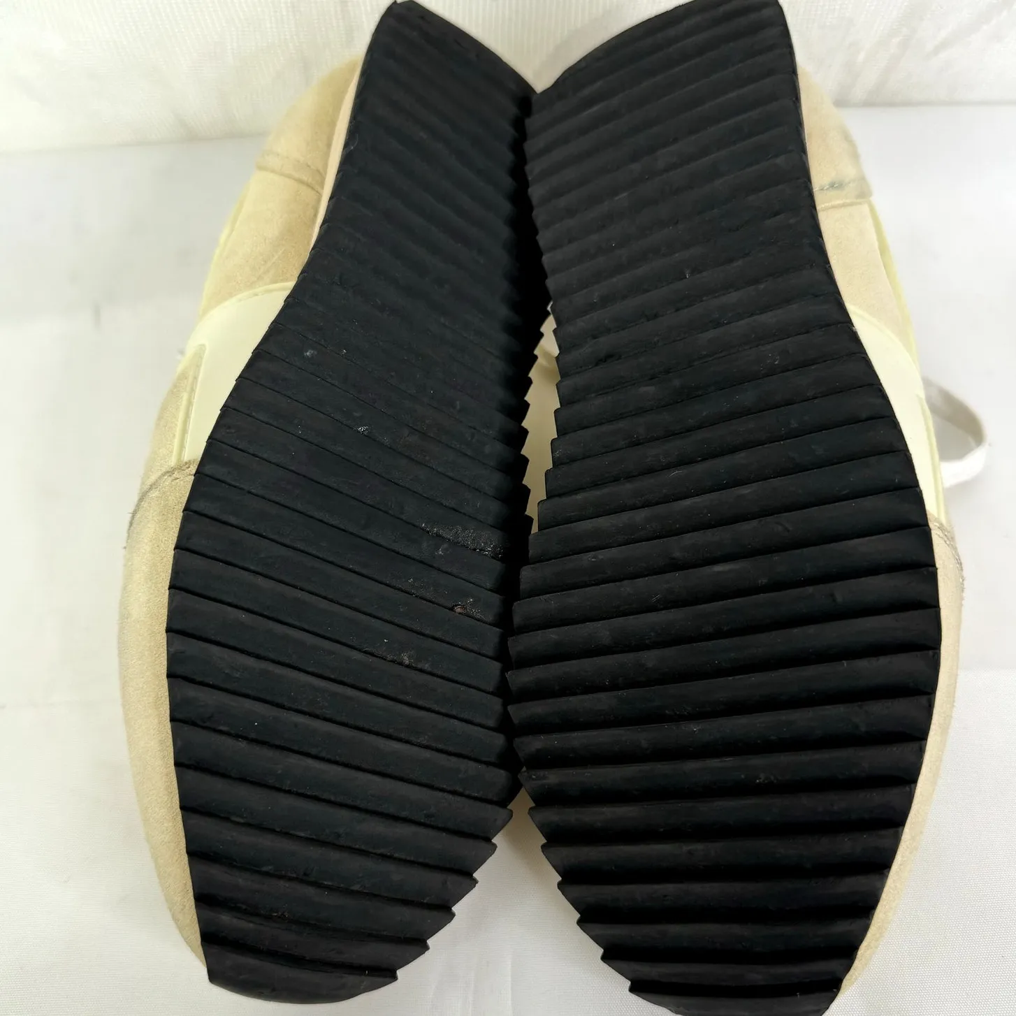 Rag‎ & Bone Retro Runner Suede Low Top Sneaker Antique White Size 37.5 US 7 - Image 7