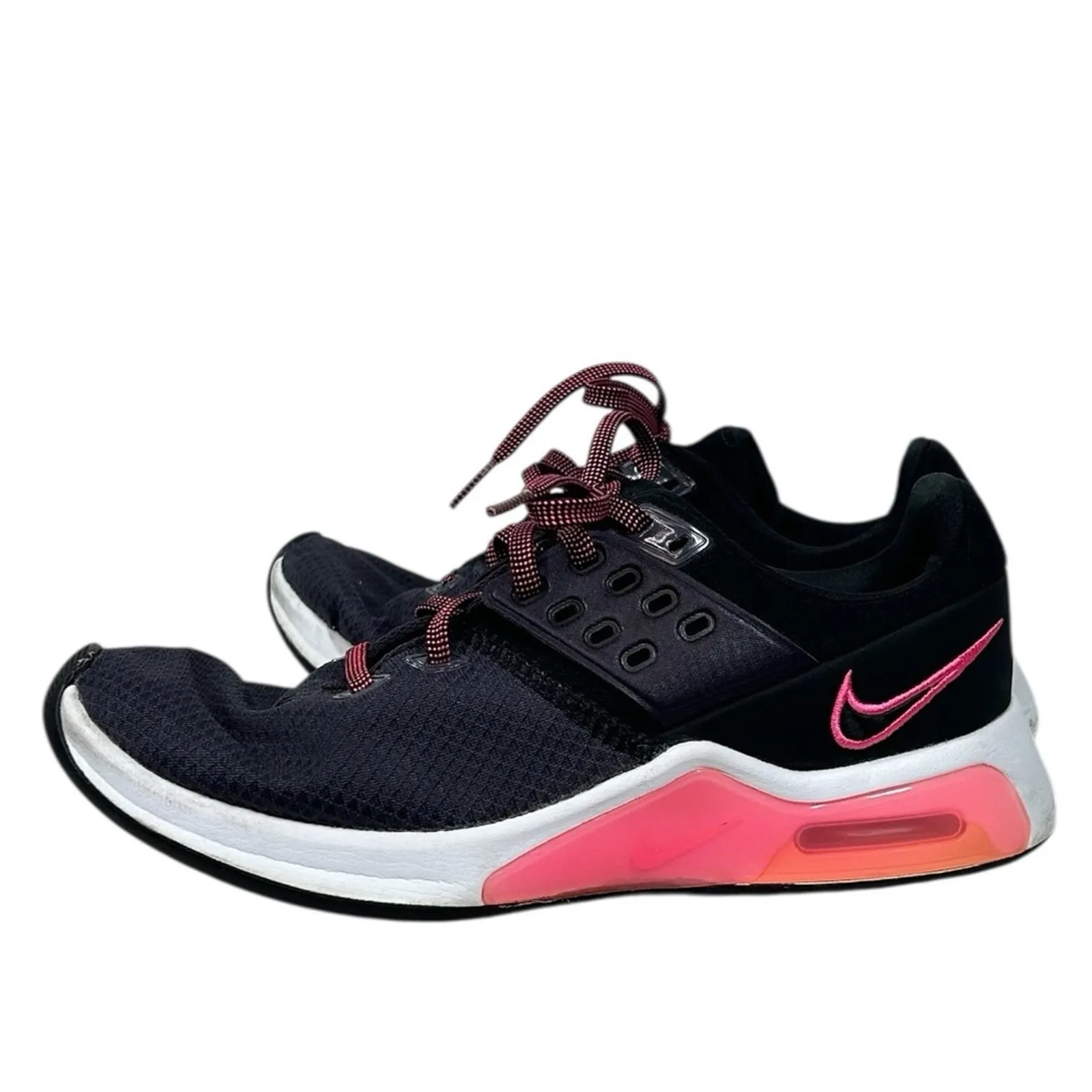 Nike Air Max Bella TR 4 Women’s Training Shoes Size 8.5 Black Pink - Image 4